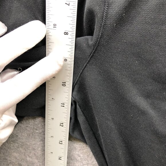 Adidas Black Track Pants Mens M Straight Leg Sweatpant Zip Pockets Drawstring - Picture 11 of 12